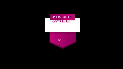 Cyber-Monday-sale-sign-banner-for-promo-video.-Sale-badge.-80-percent-off-Special-offer-discount-tags-with-Alpha-Channel-transparent-background.